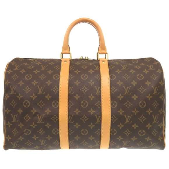 LOUIS VUITTON Brown Monogram Keepall 45 Boston Bag - Picture 2 of 11